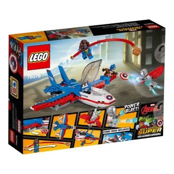 Lego set Super heroes Captain America_ et pursuit LE76076-4